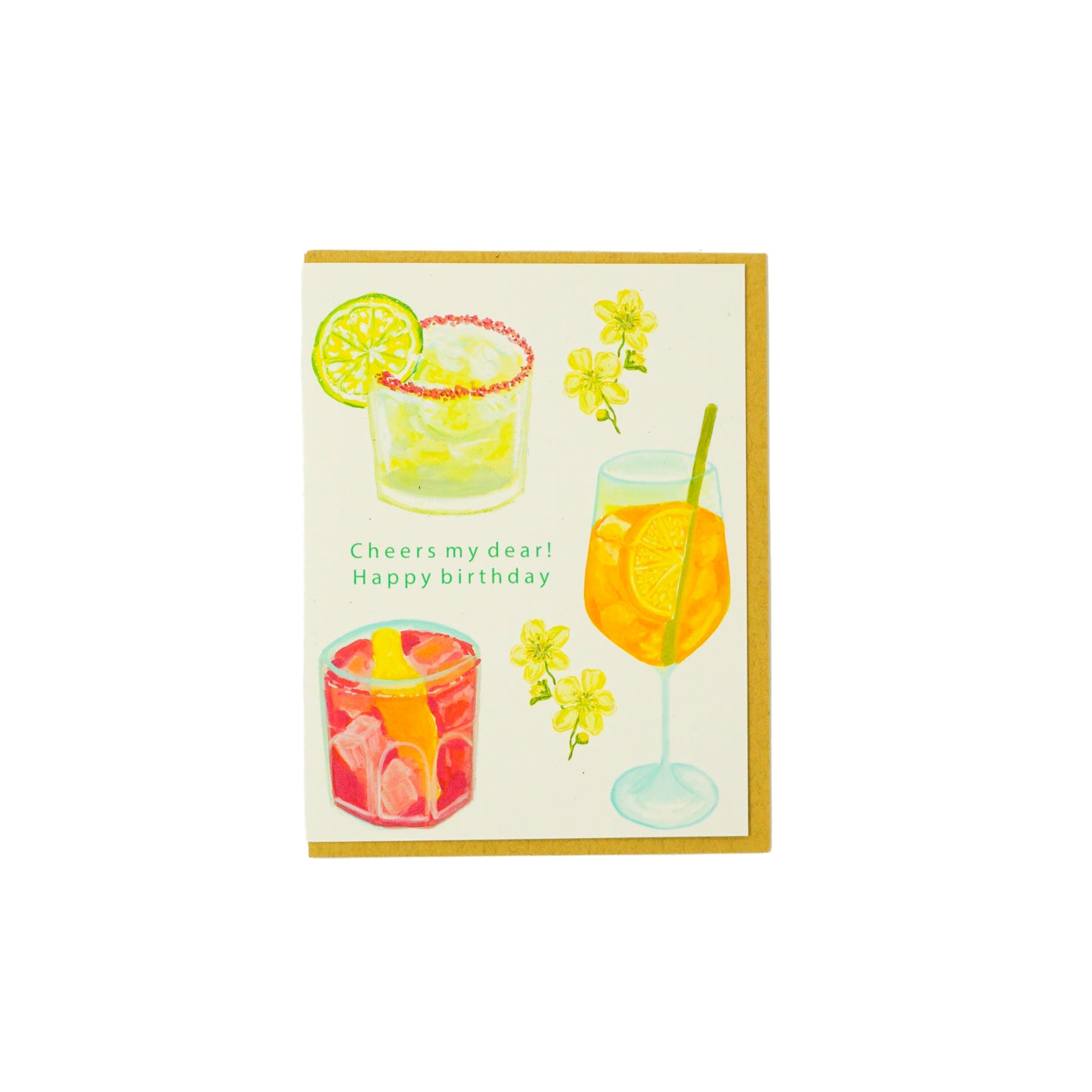 Cheers my dear’ Happy Birthday Greeting Card