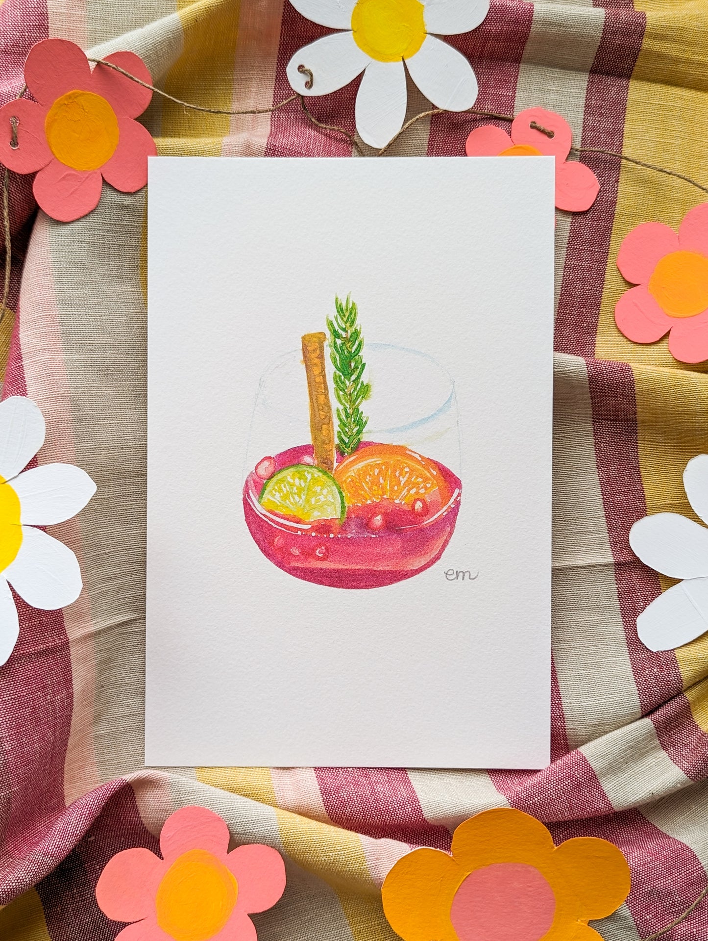 Drink Collection: Sangria Art Print