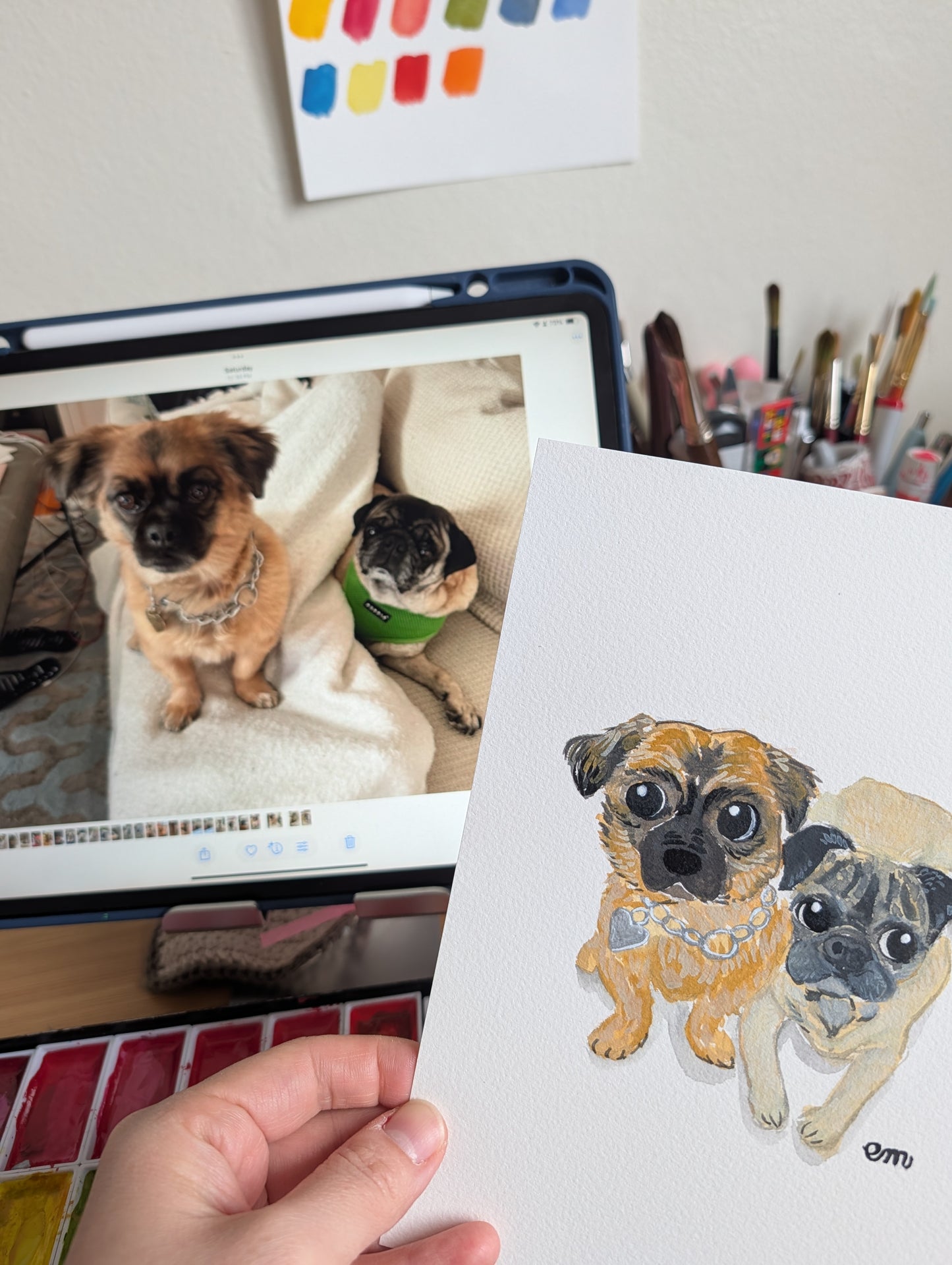 Whimsical Pet Portrait (Full Body)