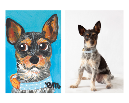 Whimsical Custom Pet Portrait Gift Certificate