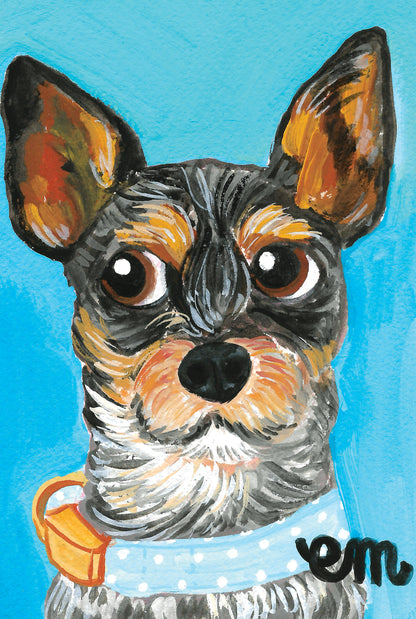 Whimsical Custom Pet Portrait