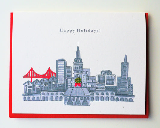 "The Happy Holidays" Assorted Card Set (5 cards)