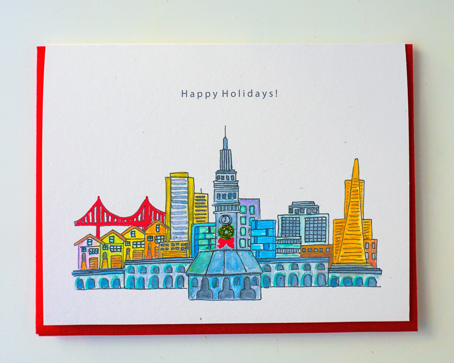 "The Happy Holidays" Assorted Card Set (5 cards)