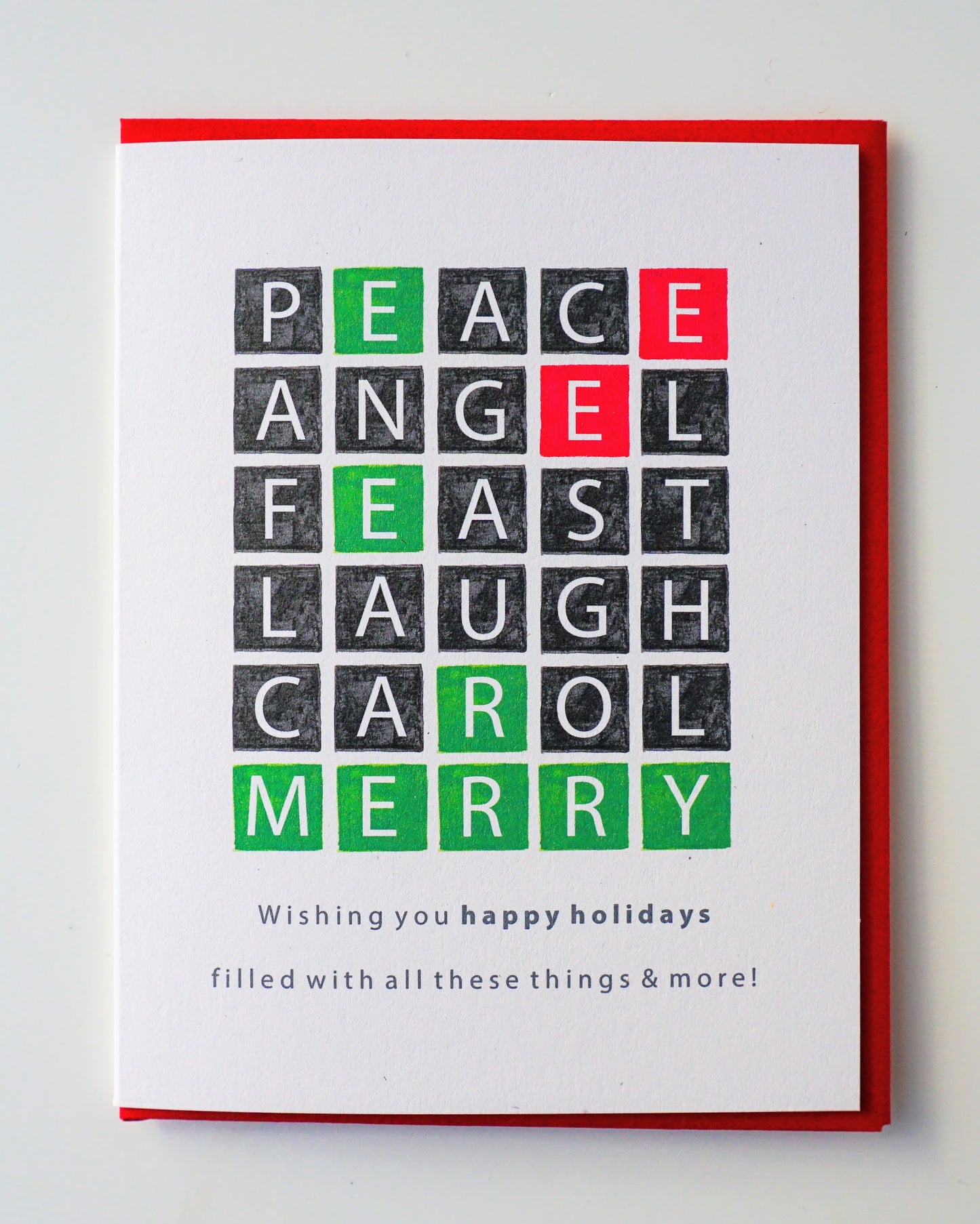 "The Happy Holidays" Assorted Card Set (5 cards)