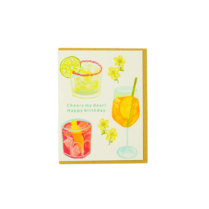 Cheers my dear’ Happy Birthday Greeting Card