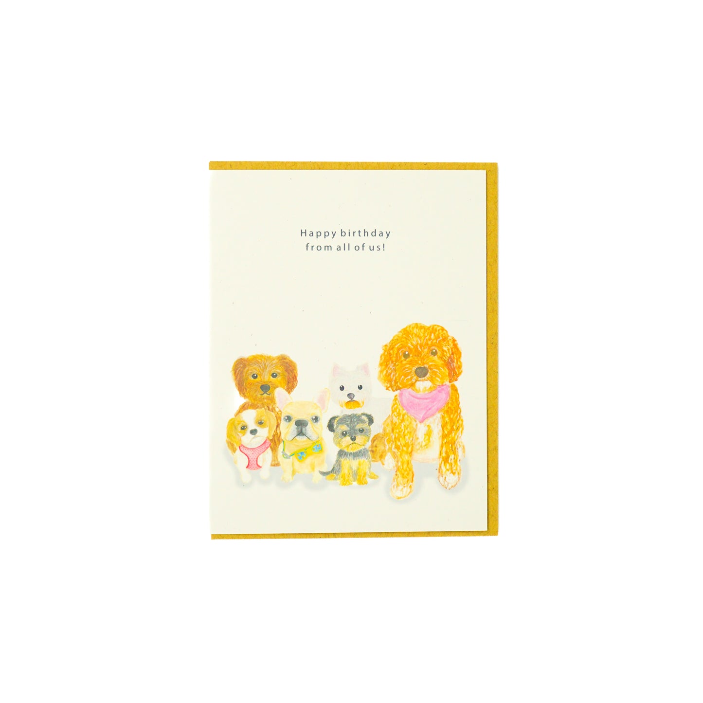 Happy birthday for dog lovers’ Greeting Card