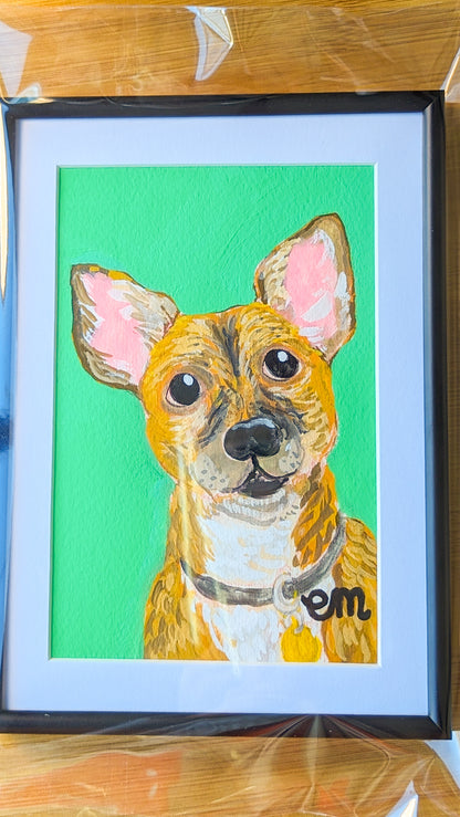 Whimsical Custom Pet Portrait