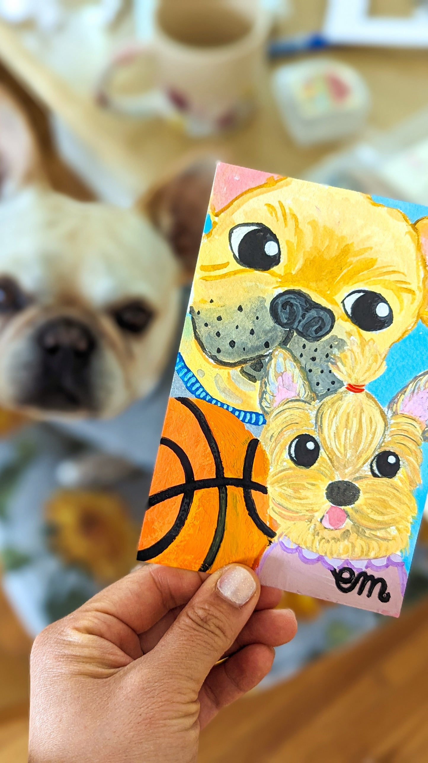 Whimsical Custom Pet Portrait