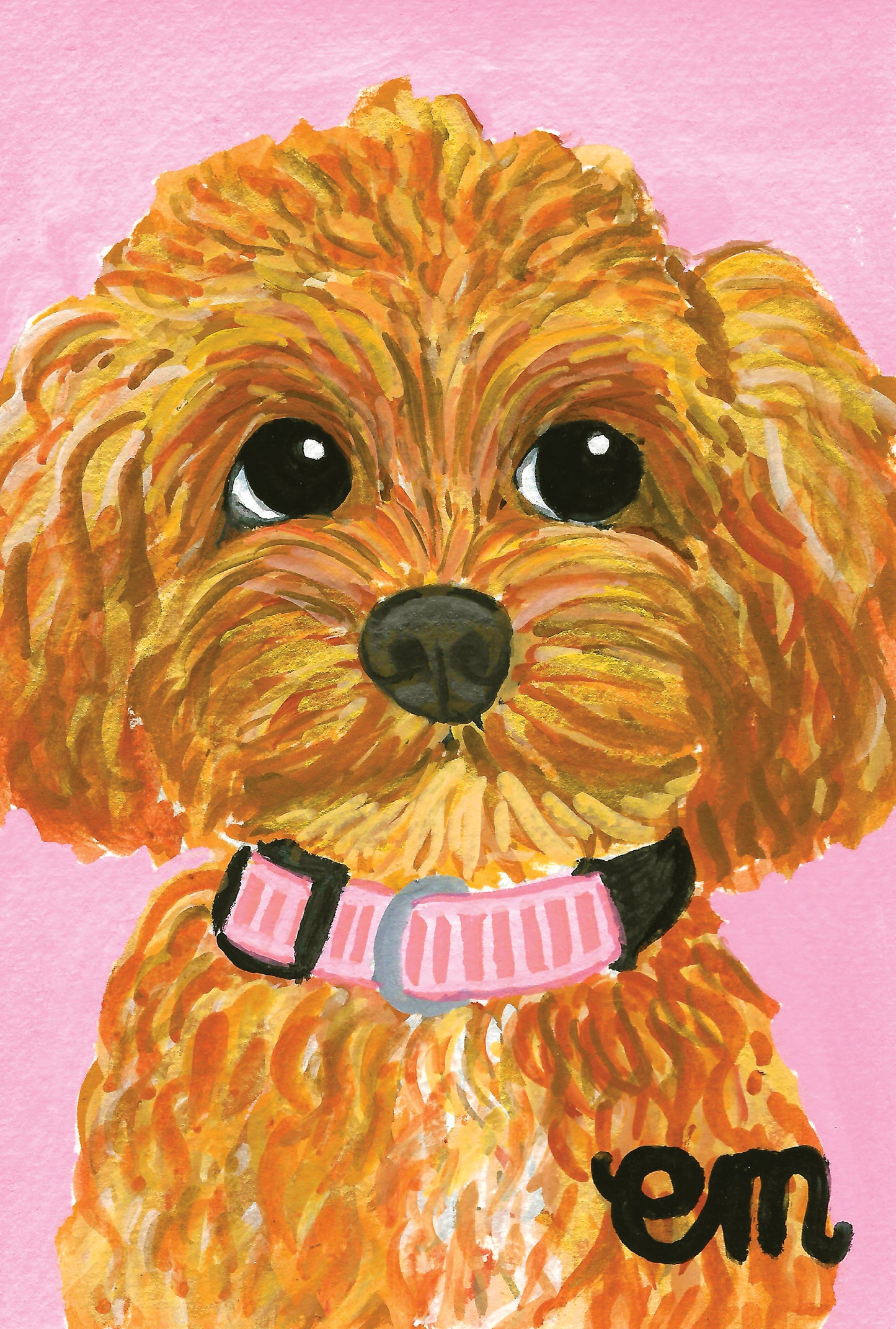 Whimsical Custom Pet Portrait