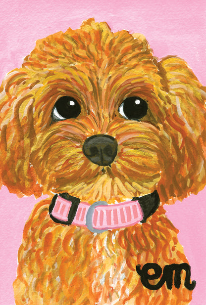 Whimsical Custom Pet Portrait