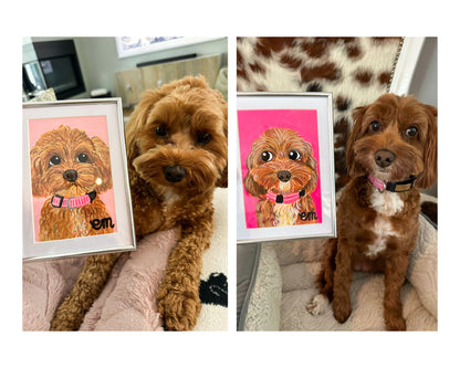 Whimsical Custom Pet Portrait Gift Certificate